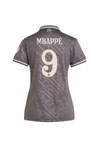 Real Madrid Kylian Mbappe #9 Fotballdrakt Tredje Klær Dame 2024-25 Korte ermer